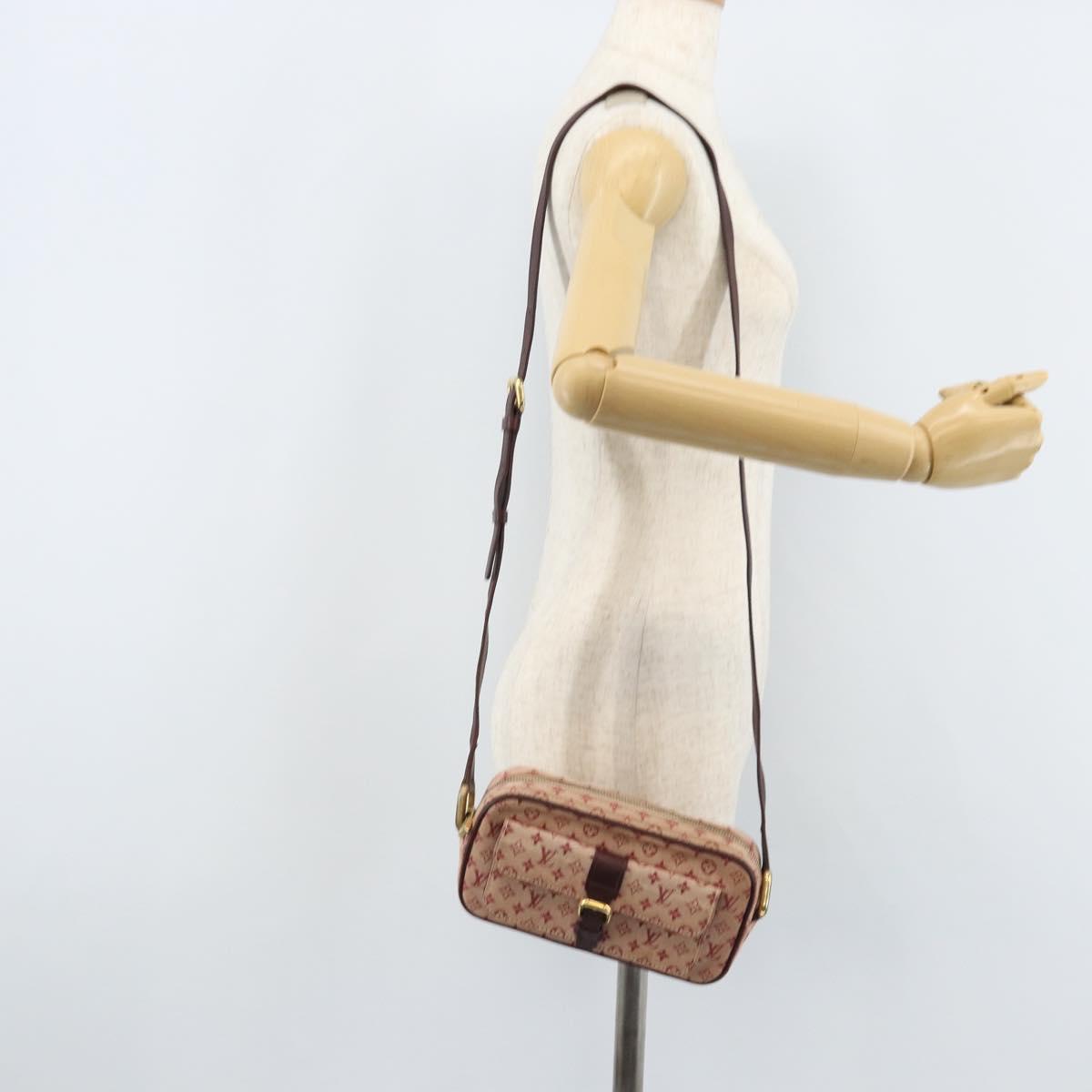 LOUIS VUITTON Monogram Mini Juliet MM Shoulder Bag Red M92219 LV Auth BA10930