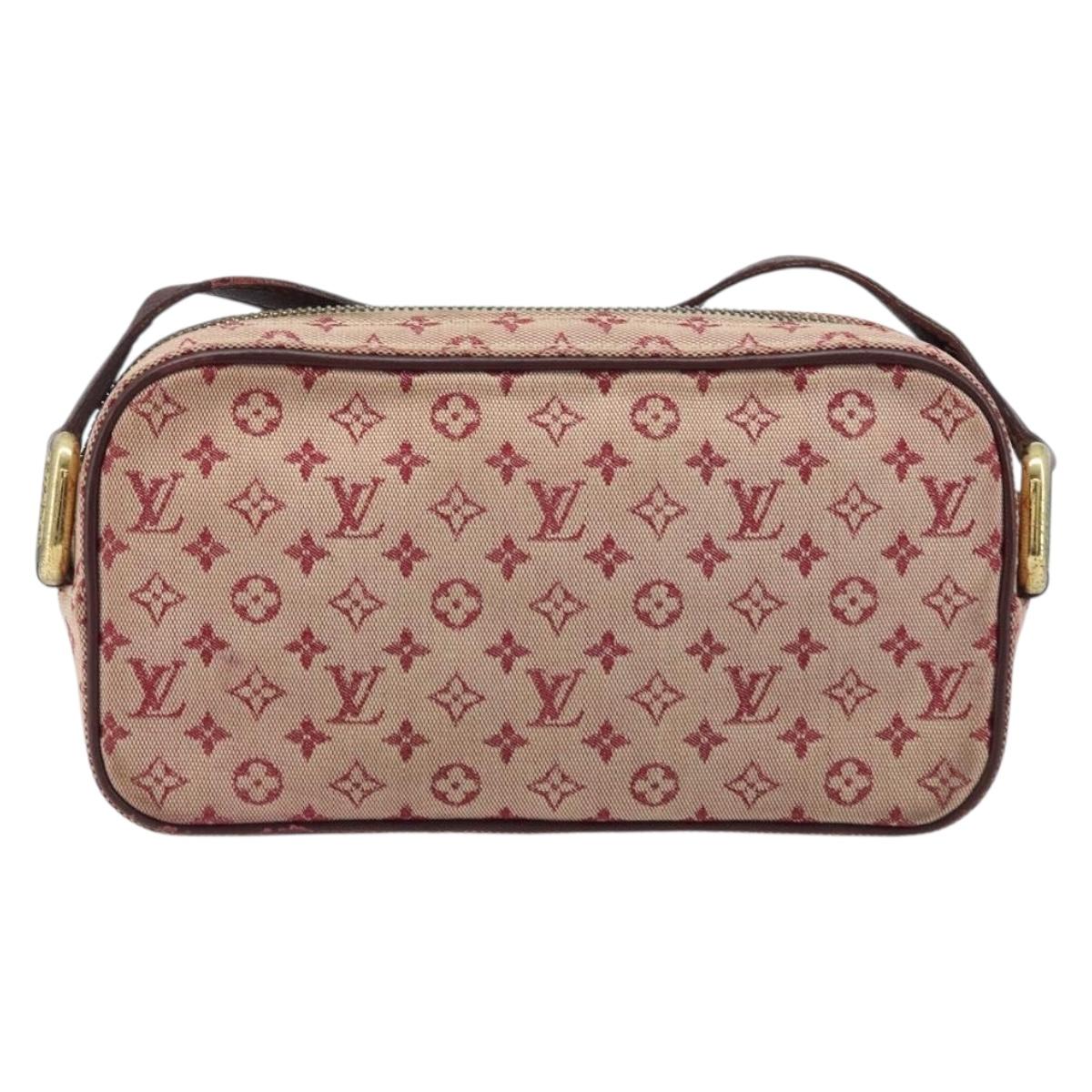 LOUIS VUITTON Monogram Mini Juliet MM Shoulder Bag Red M92219 LV Auth BA10930