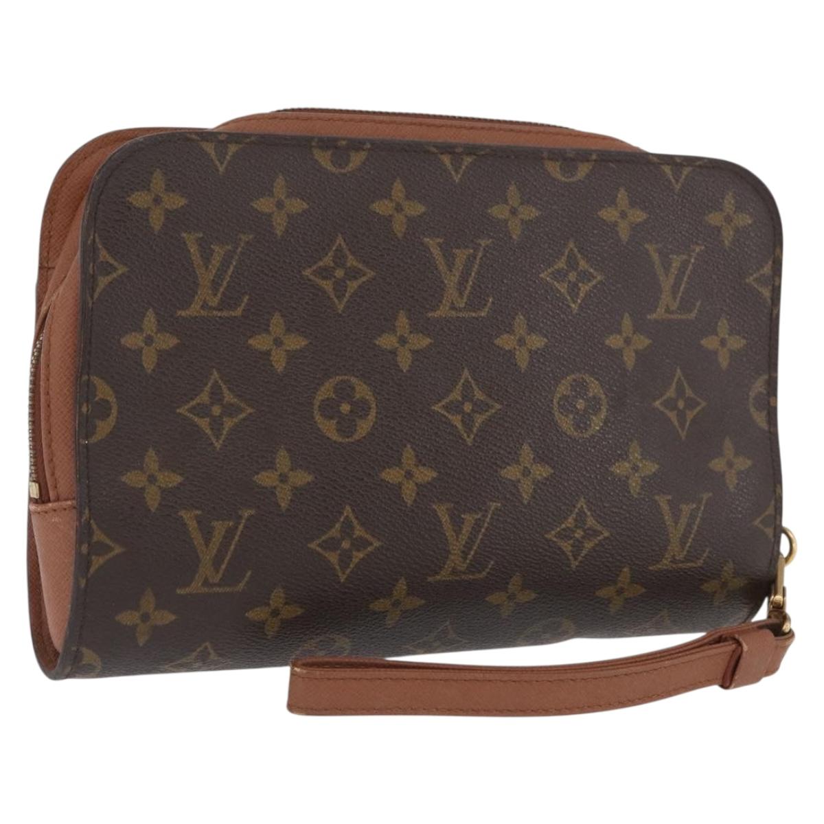 LOUIS VUITTON Monogram Orsay Clutch Bag M51790 LV Auth BA10932