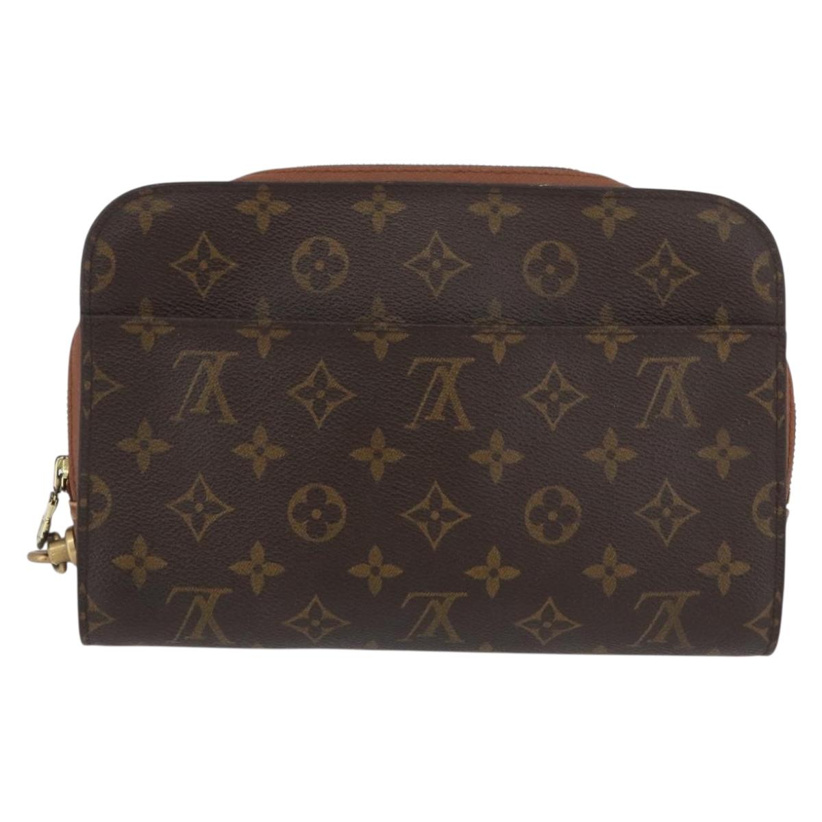 LOUIS VUITTON Monogram Orsay Clutch Bag M51790 LV Auth BA10932