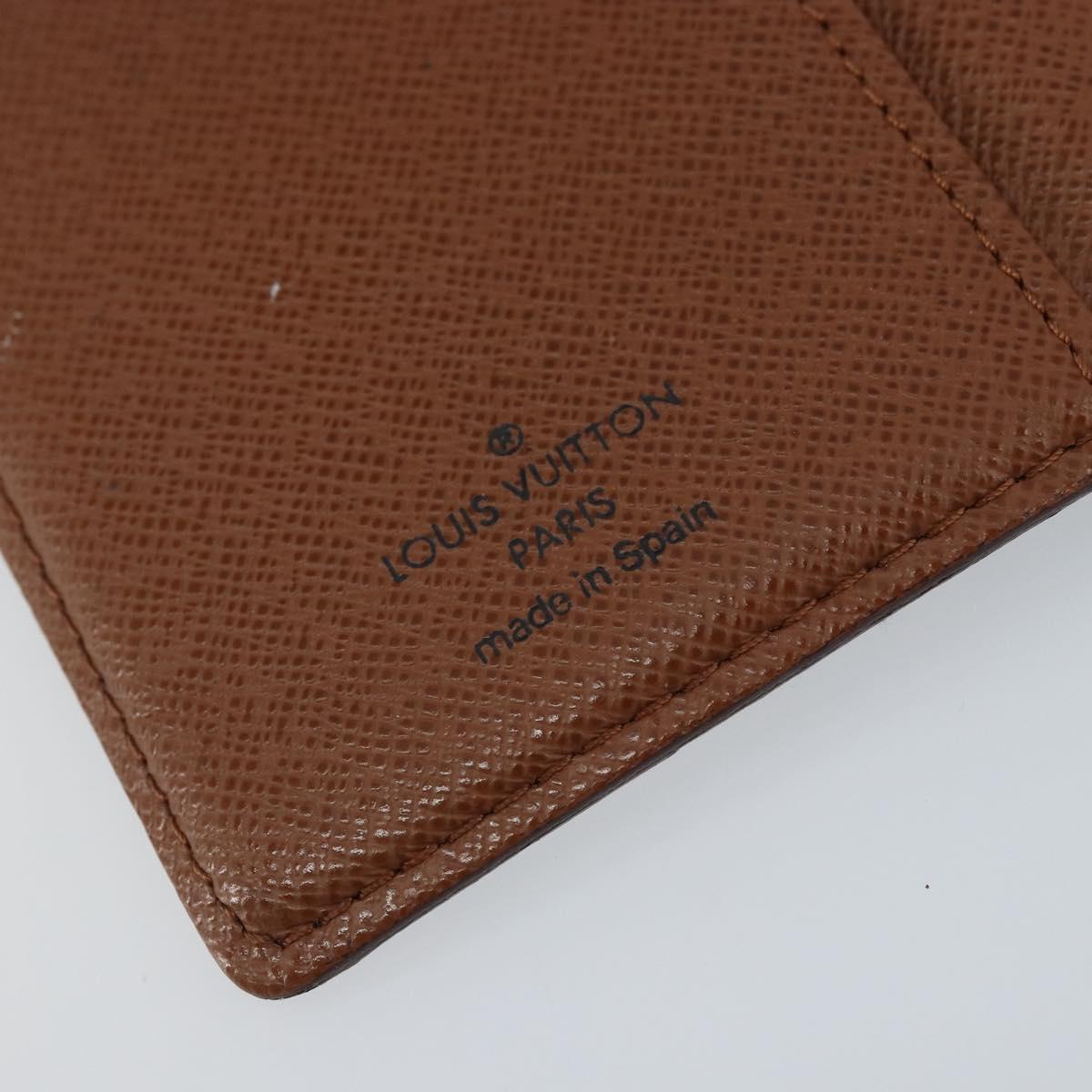 LOUIS VUITTON Monogram Agenda PM Day Planner Cover R20005 LV Auth BA10968