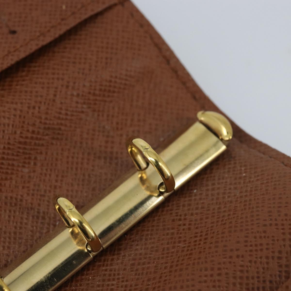 LOUIS VUITTON Monogram Agenda PM Day Planner Cover R20005 LV Auth BA10968