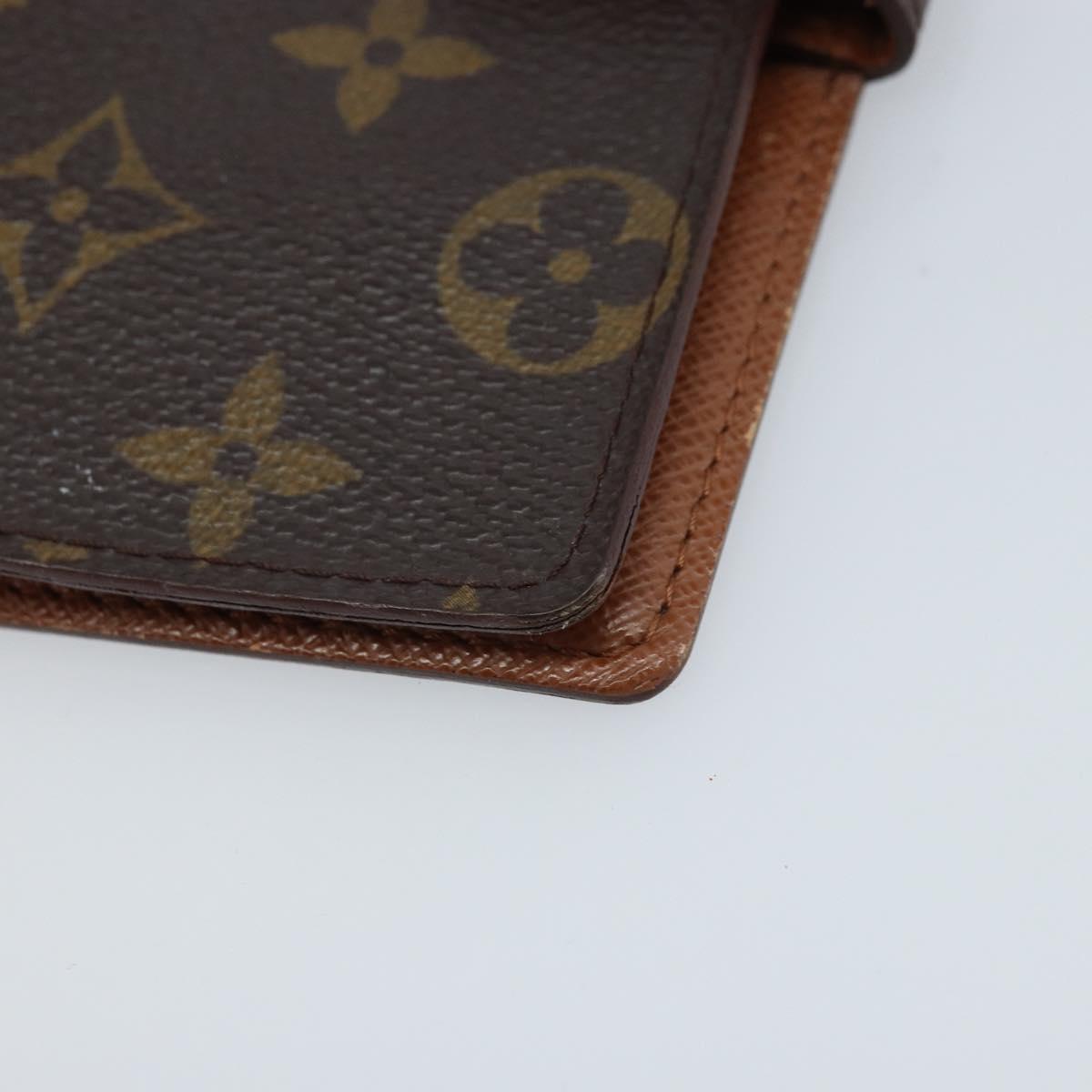 LOUIS VUITTON Monogram Agenda PM Day Planner Cover R20005 LV Auth BA10968