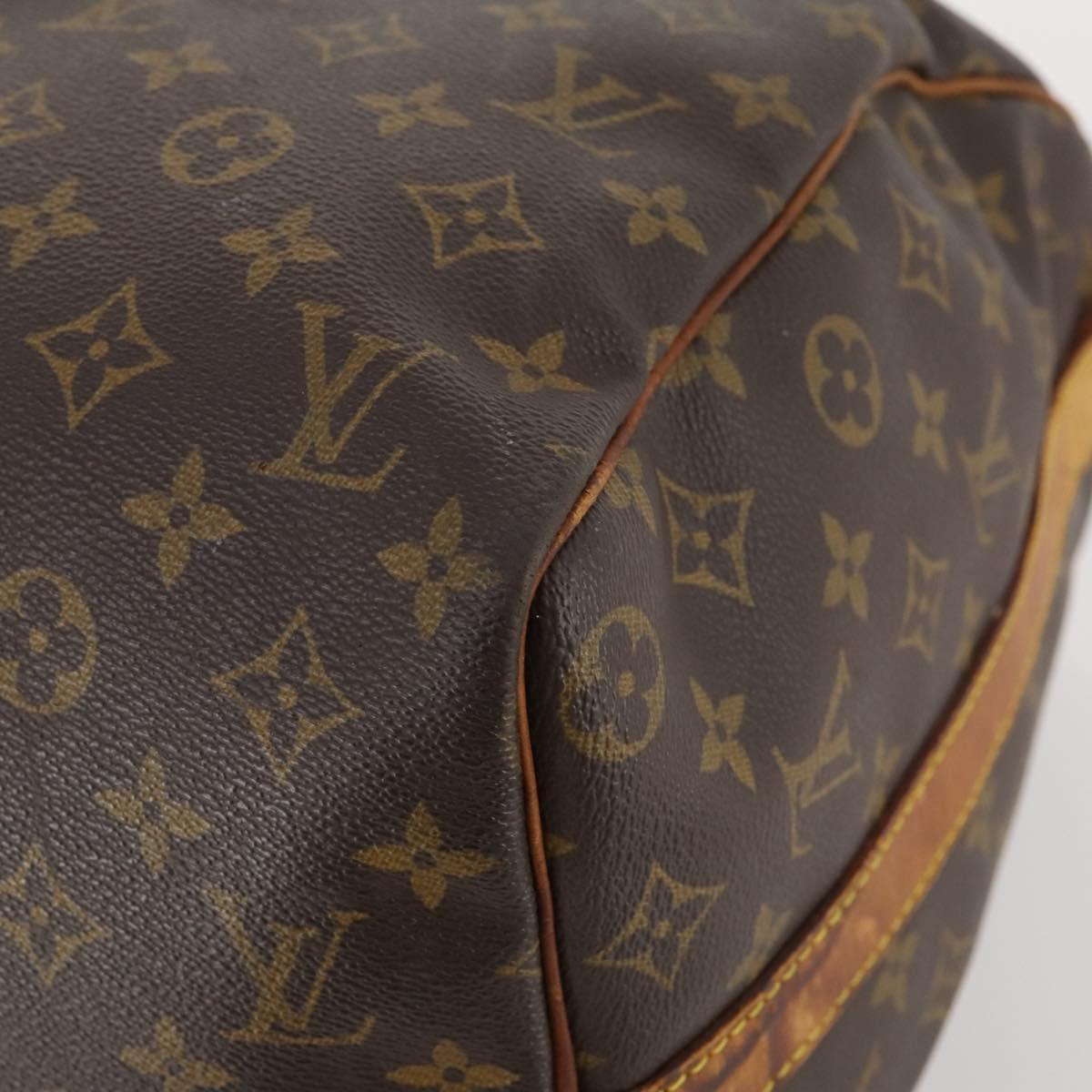 LOUIS VUITTON Monogram Keepall Bandouliere 45 Boston Bag M41418 LV Auth BA10975