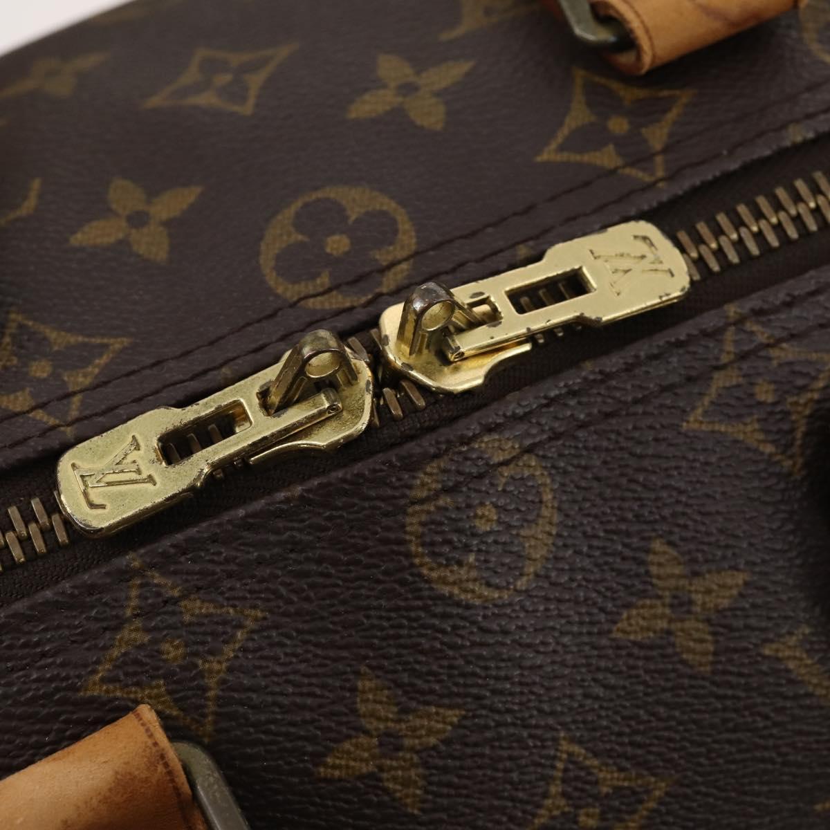 LOUIS VUITTON Monogram Keepall Bandouliere 45 Boston Bag M41418 LV Auth BA10975
