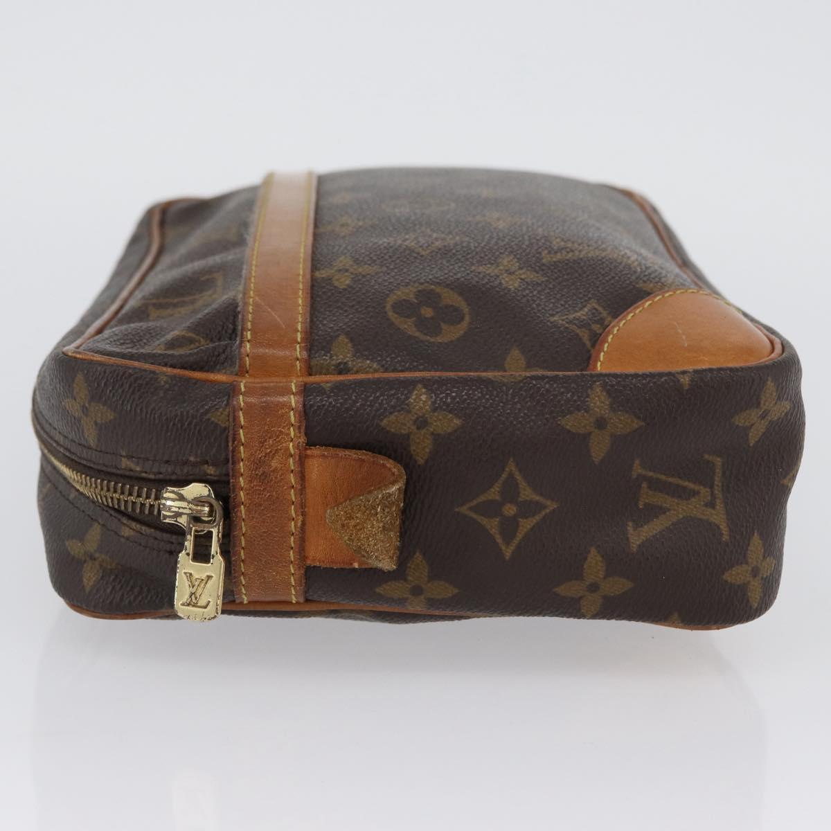 LOUIS VUITTON Monogram Compiegne 28 Clutch Bag M51845 LV Auth BA10976