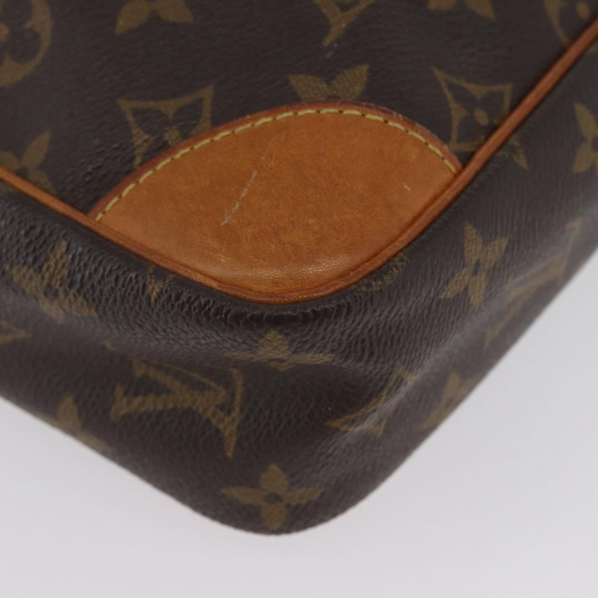 LOUIS VUITTON Monogram Compiegne 28 Clutch Bag M51845 LV Auth BA10976