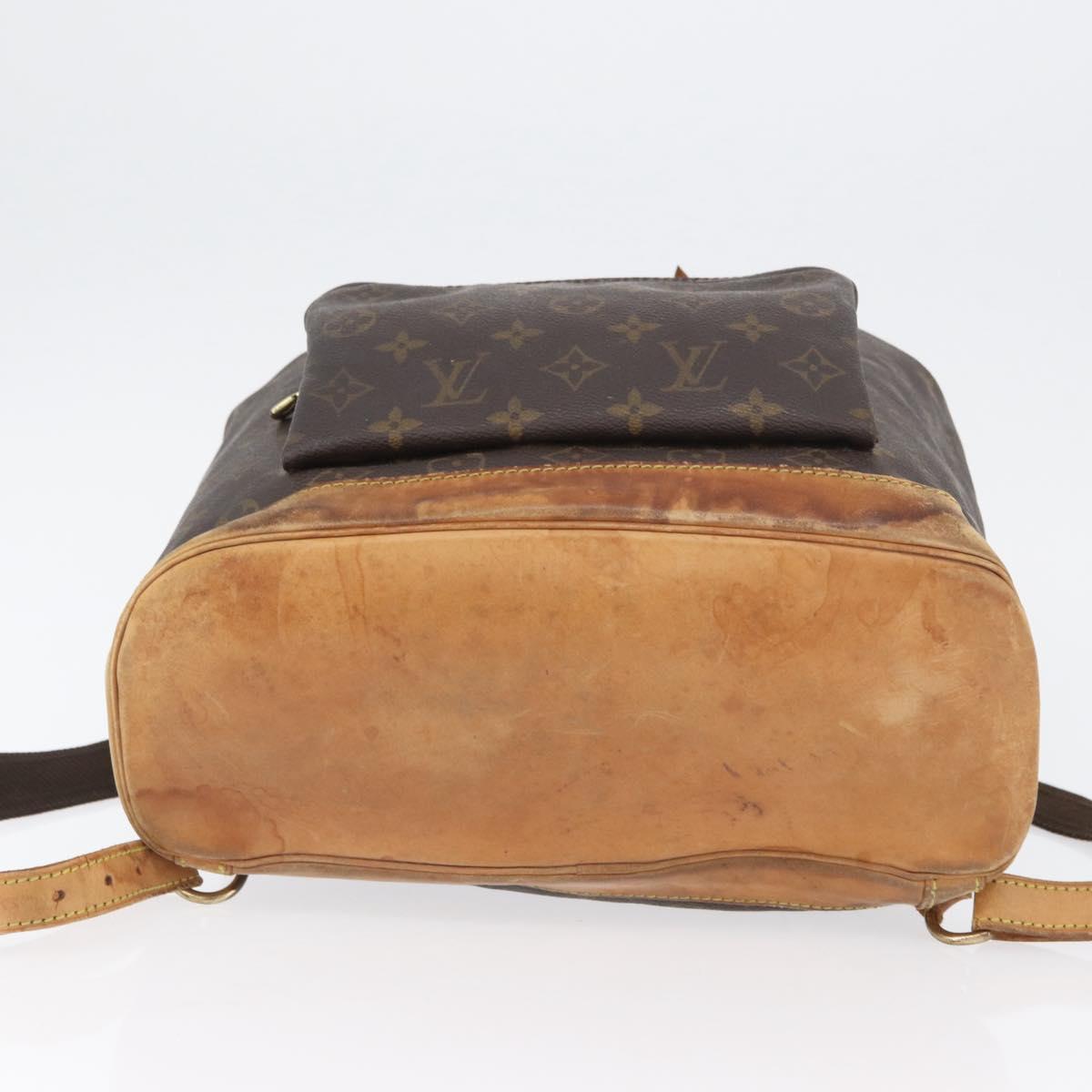 LOUIS VUITTON Monogram Montsouris GM Backpack M51135 LV Auth BA10978