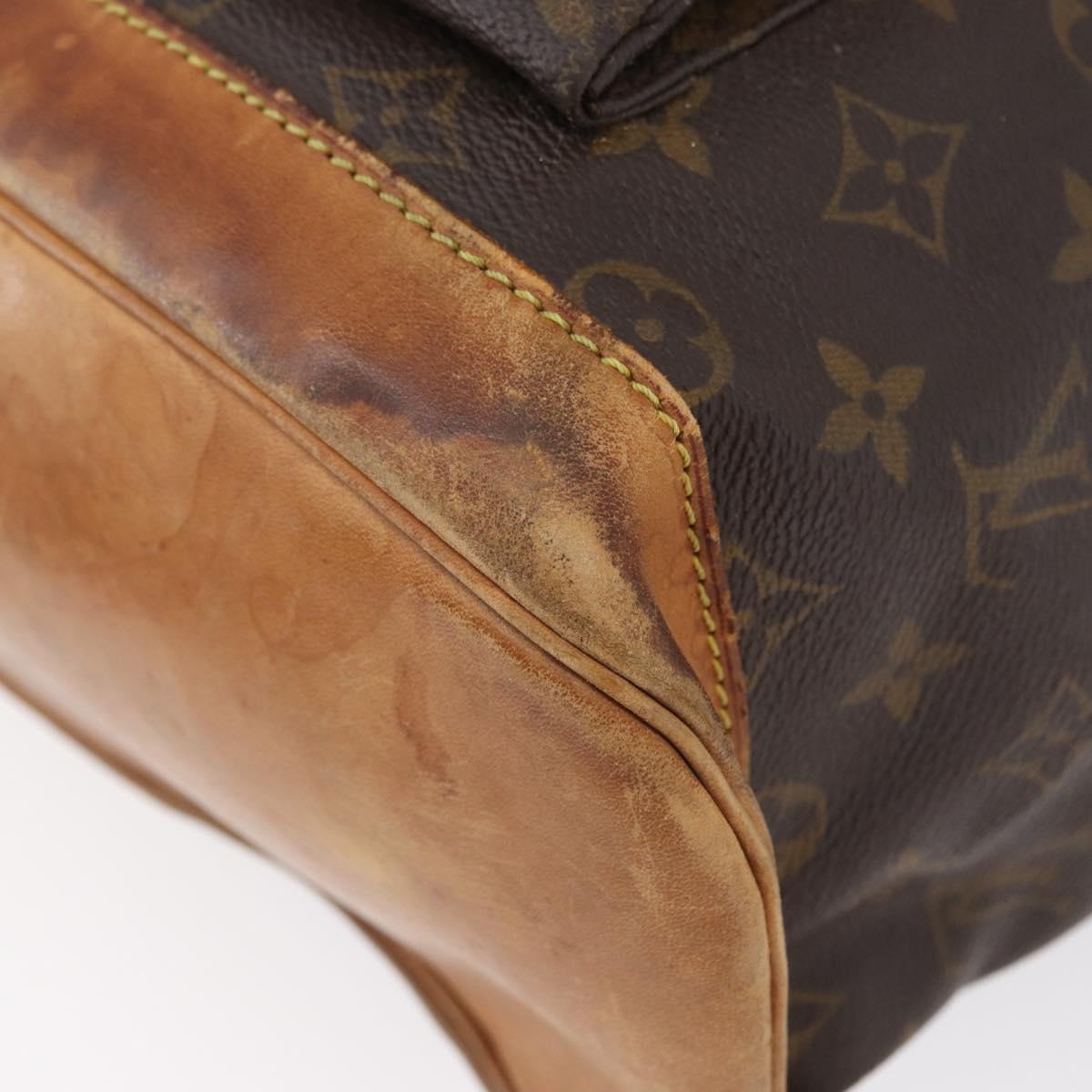 LOUIS VUITTON Monogram Montsouris GM Backpack M51135 LV Auth BA10978