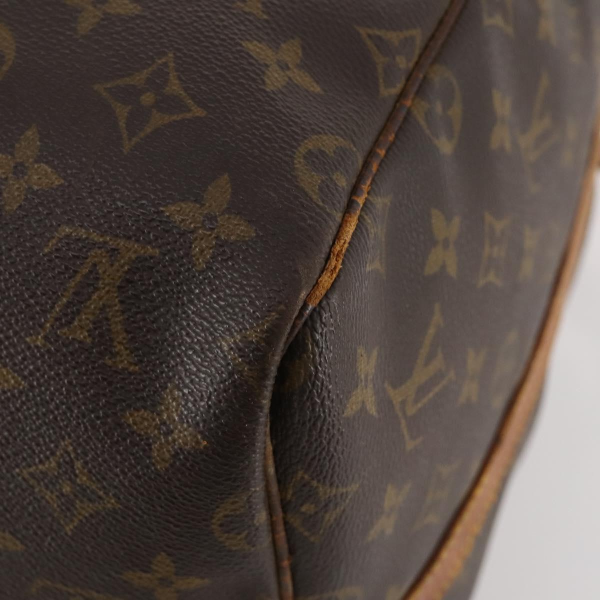 LOUIS VUITTON Monogram Keepall Bandouliere 55 Boston Bag M41414 LV Auth BA10979