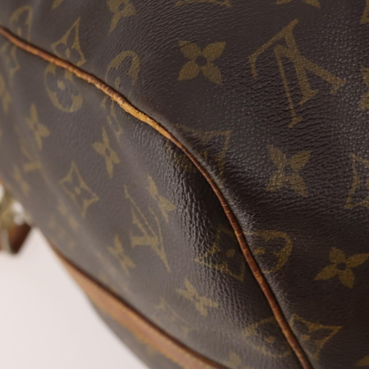 LOUIS VUITTON Monogram Keepall Bandouliere 55 Boston Bag M41414 LV Auth BA10979