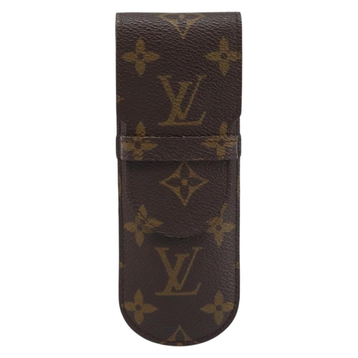 LOUIS VUITTON Monogram Etui Stilo Pen Case M62990 LV Auth BA10981