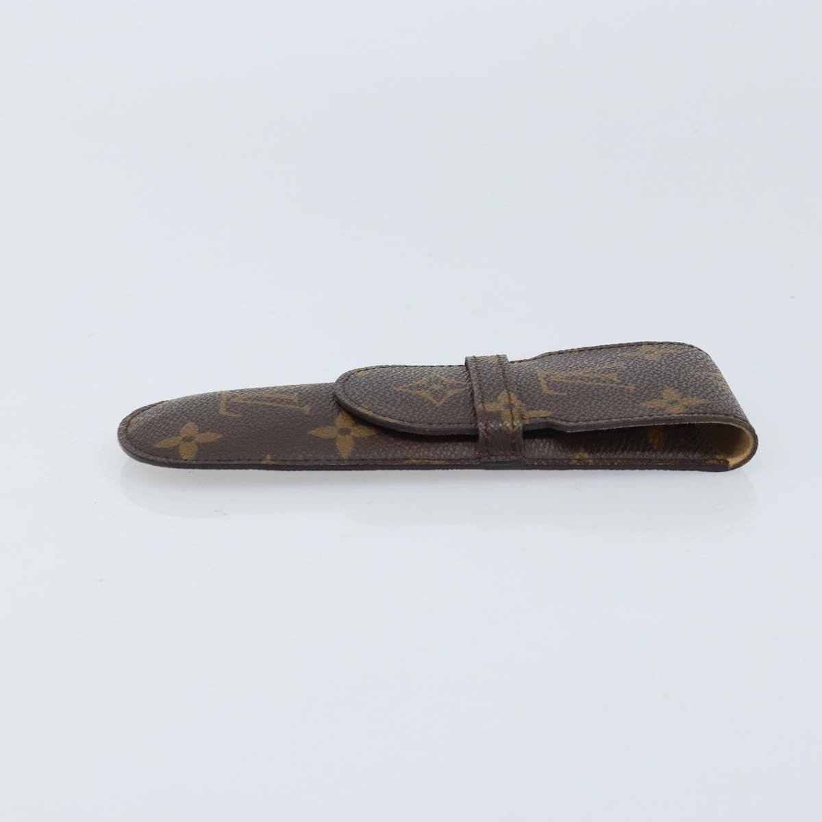LOUIS VUITTON Monogram Etui Stilo Pen Case M62990 LV Auth BA10981