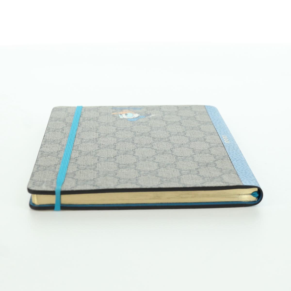 GUCCI GG Supreme Donald Paper Stationery PVC Beige Auth BA10983M