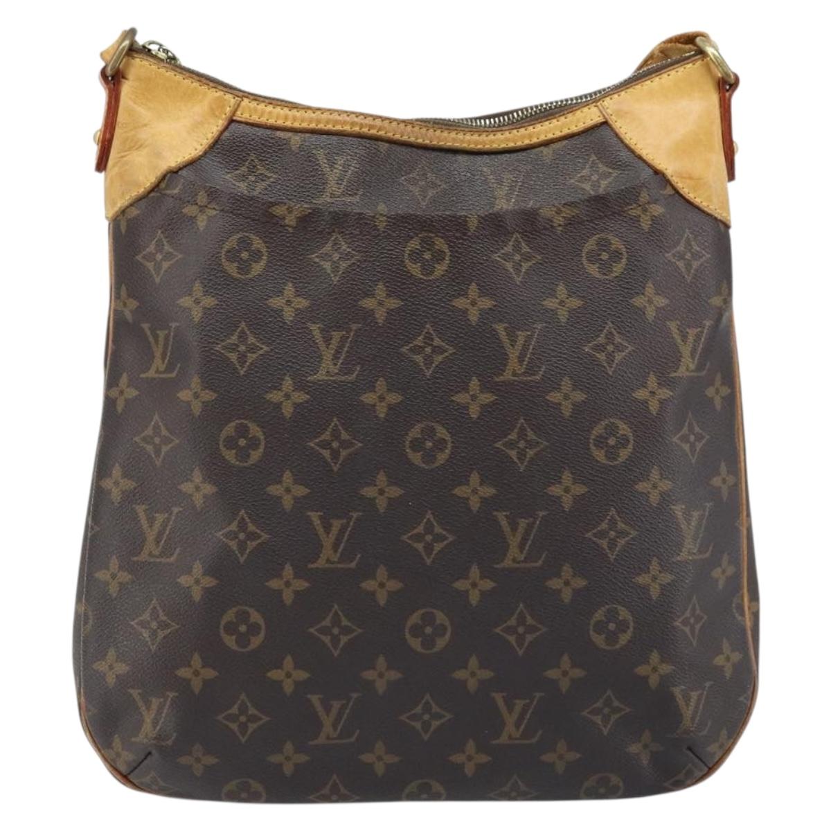 LOUIS VUITTON Monogram Odeon MM Shoulder Bag M56389 LV Auth BA10989