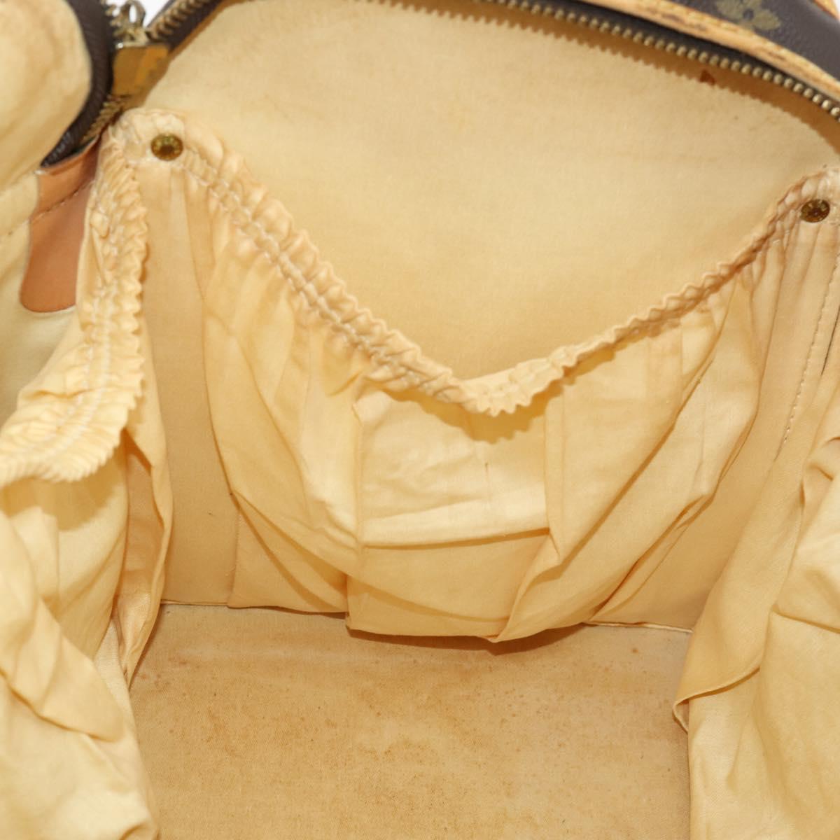 LOUIS VUITTON Monogram Sac Shan 40 Pet Carry M42024 LV Auth BA10990