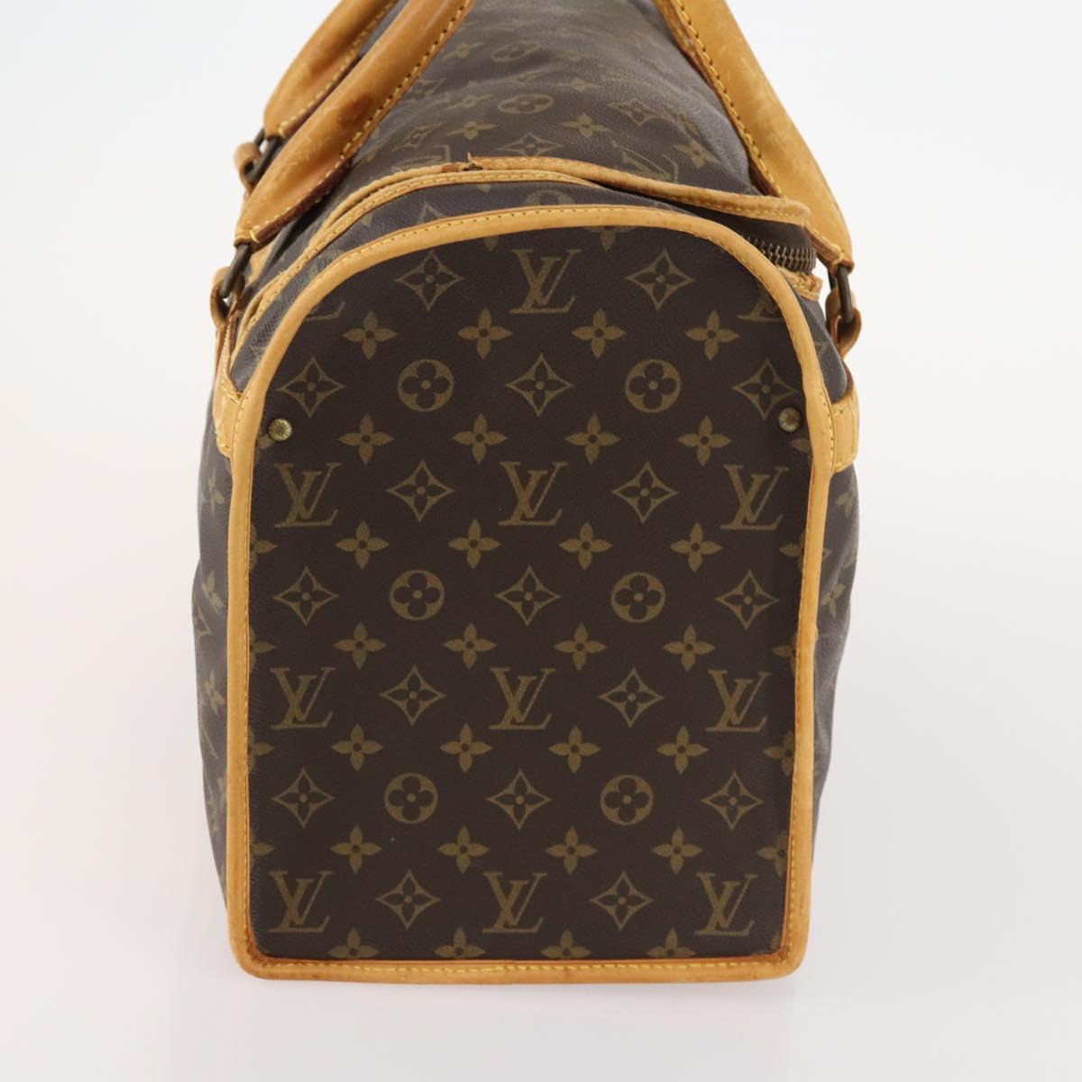 LOUIS VUITTON Monogram Sac Shan 40 Pet Carry M42024 LV Auth BA10990