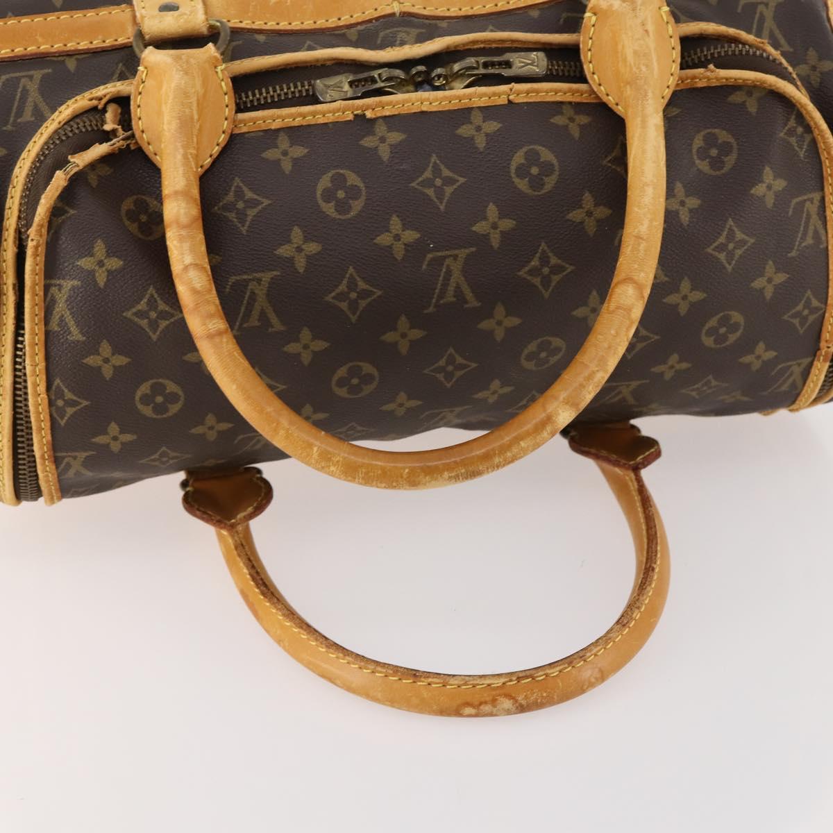 LOUIS VUITTON Monogram Sac Shan 40 Pet Carry M42024 LV Auth BA10990