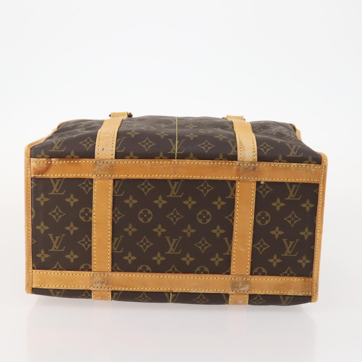 LOUIS VUITTON Monogram Sac Shan 40 Pet Carry M42024 LV Auth BA10990