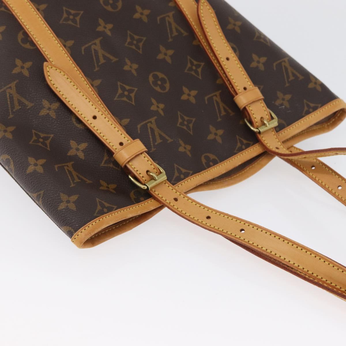 LOUIS VUITTON Monogram Bucket GM Shoulder Bag M42236 LV Auth BA10992