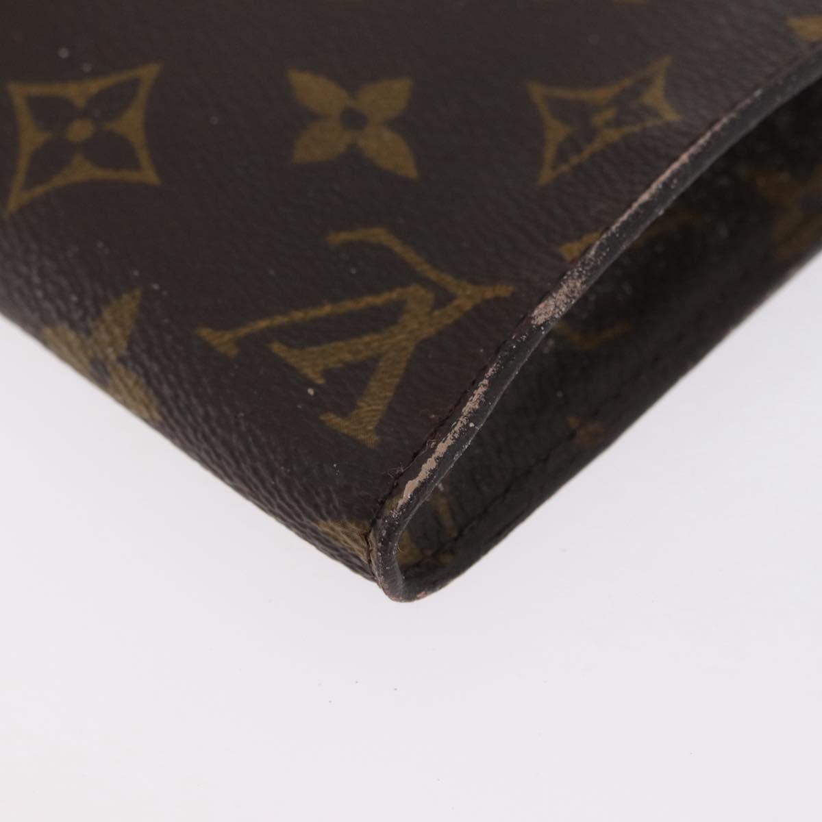 LOUIS VUITTON Monogram Bucket GM Accessory Pouch LV Auth BA10993