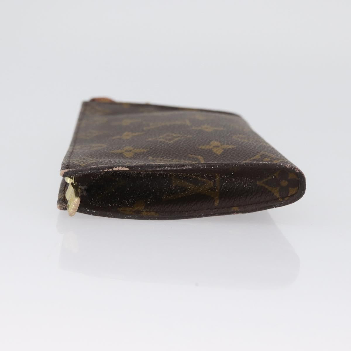 LOUIS VUITTON Monogram Bucket GM Accessory Pouch LV Auth BA10993