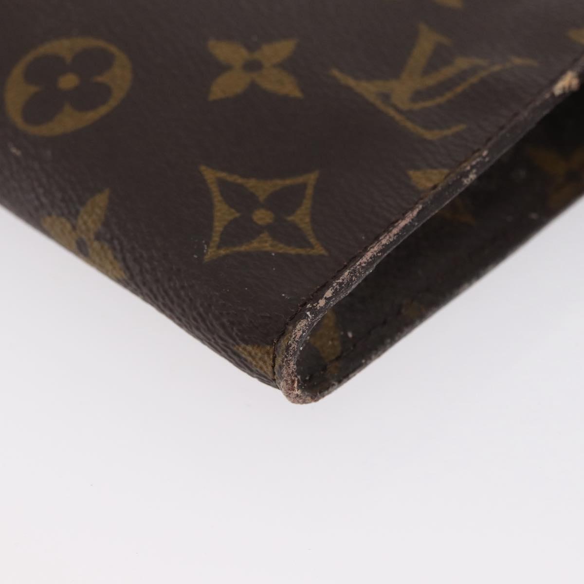LOUIS VUITTON Monogram Bucket GM Accessory Pouch LV Auth BA10993