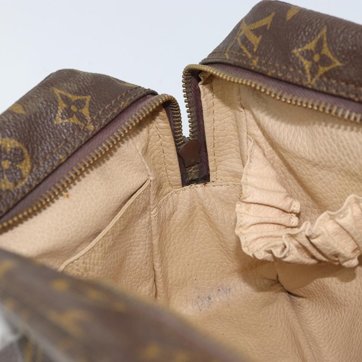 LOUIS VUITTON Monogram Trousse Toilette 28 Clutch Bag M47522 LV Auth BA10997