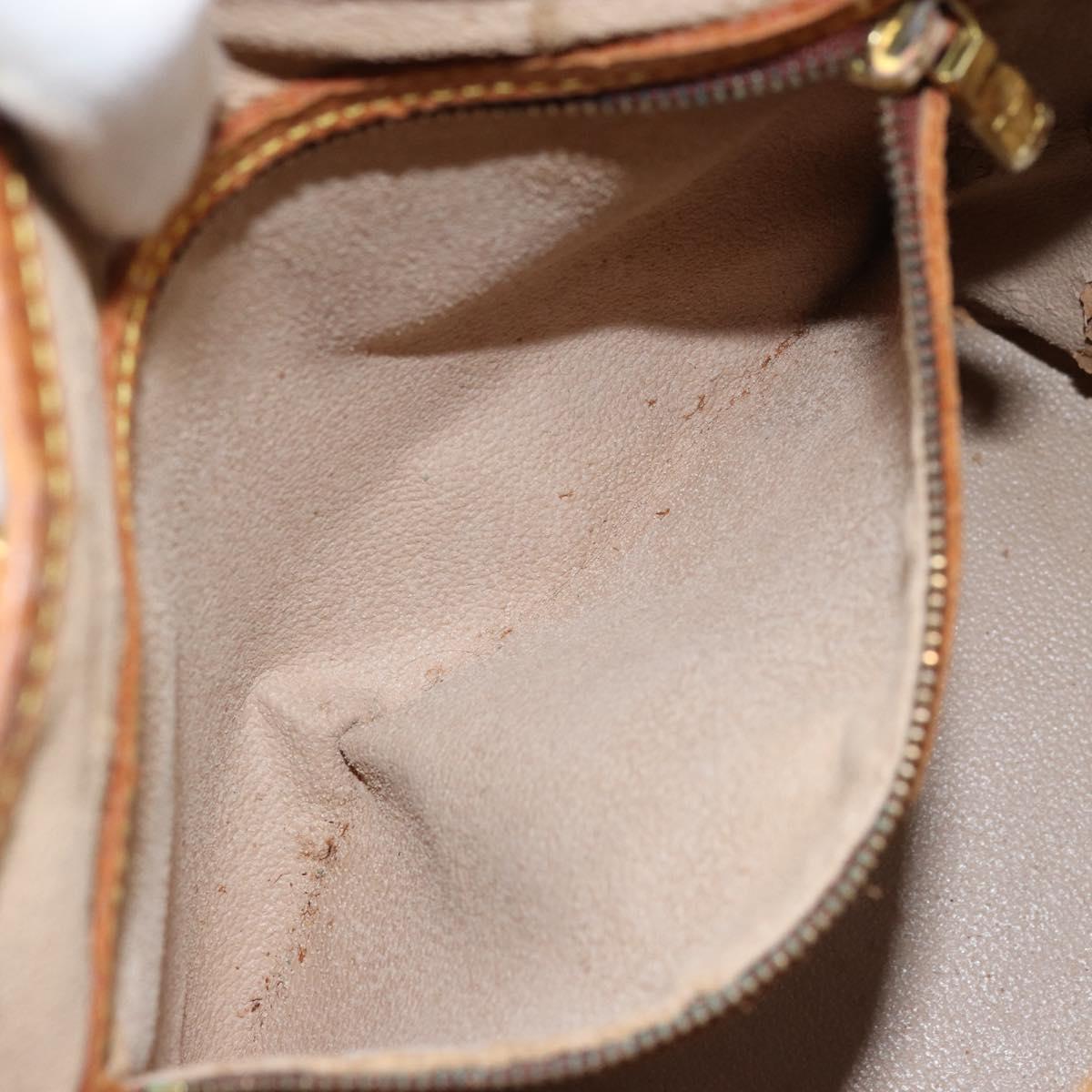 LOUIS VUITTON Monogram Bucket PM Shoulder Bag M42238 LV Auth BA11001