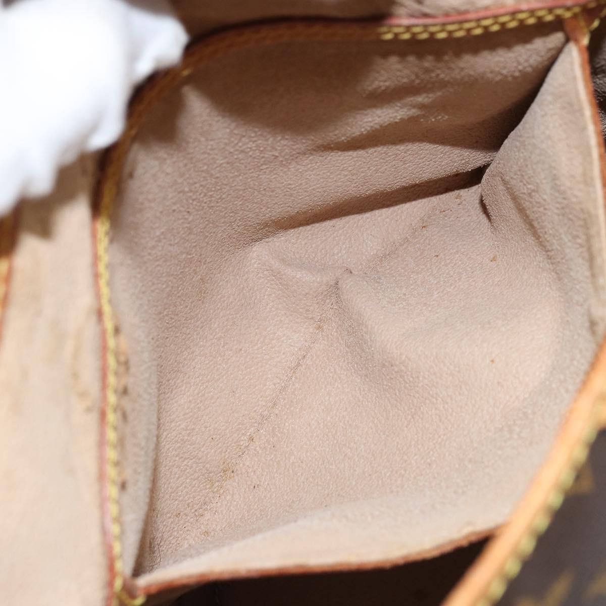 LOUIS VUITTON Monogram Bucket PM Shoulder Bag M42238 LV Auth BA11001