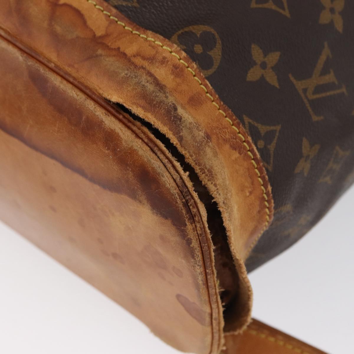 LOUIS VUITTON Monogram Montsouris GM Backpack M51135 LV Auth BA11002