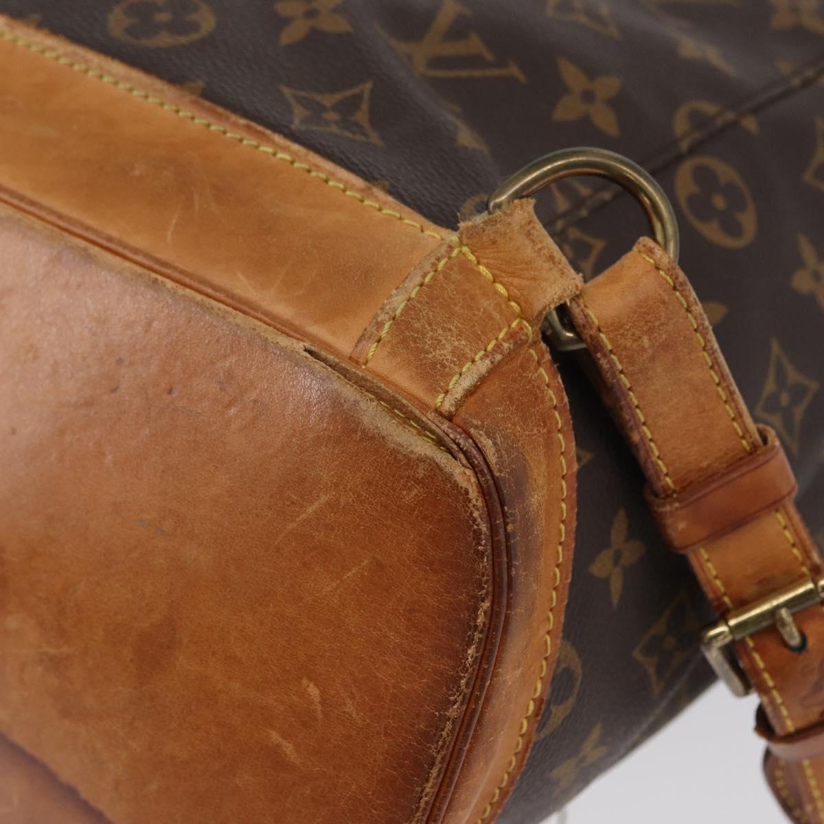 LOUIS VUITTON Monogram Montsouris GM Backpack M51135 LV Auth BA11002