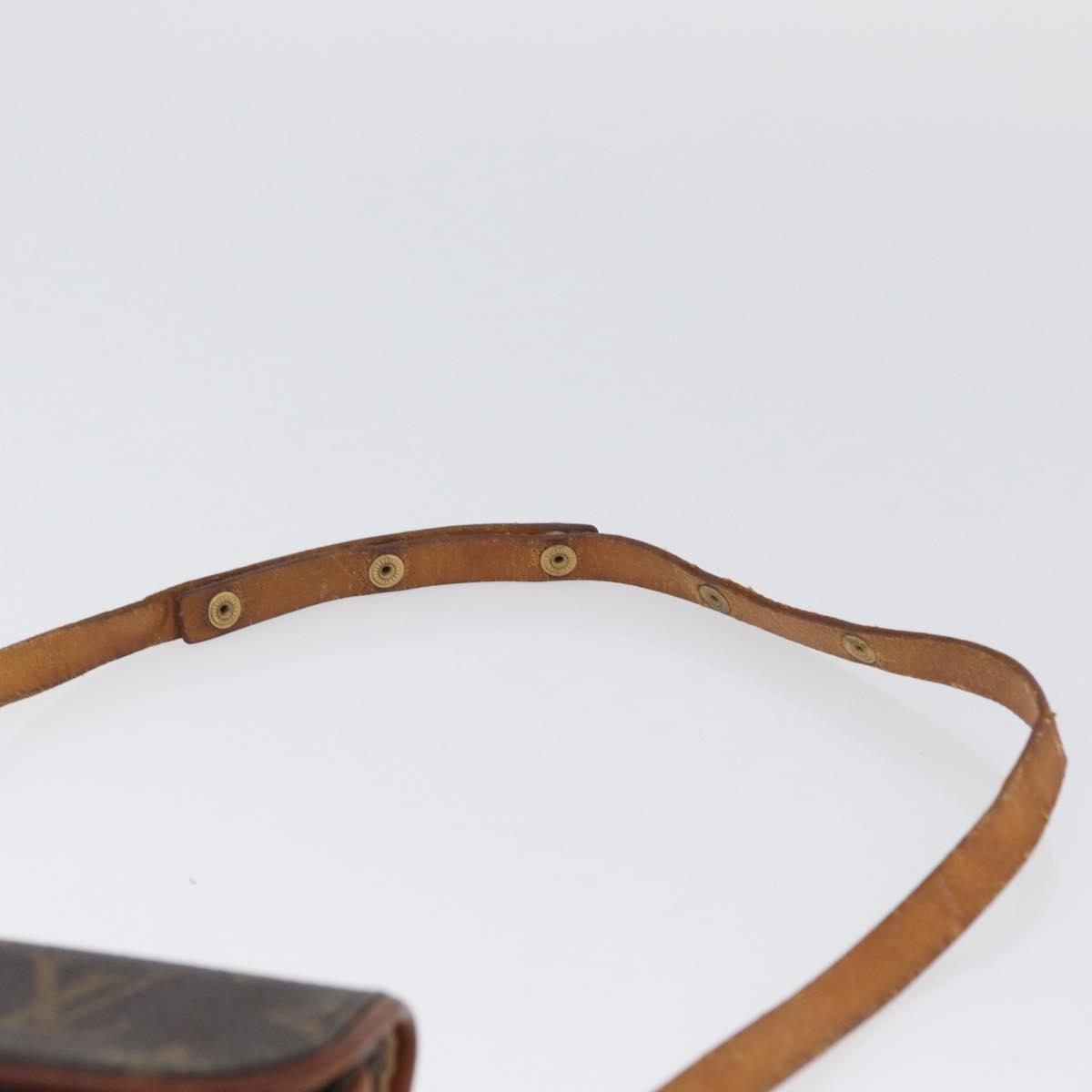 LOUIS VUITTON Monogram Pochette Florentine Waist bag M51855 LV Auth BA11005