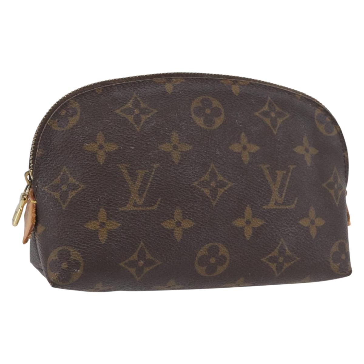 LOUIS VUITTON Monogram Pochette Cosmetic PM Pouch M43998 LV Auth BA11013