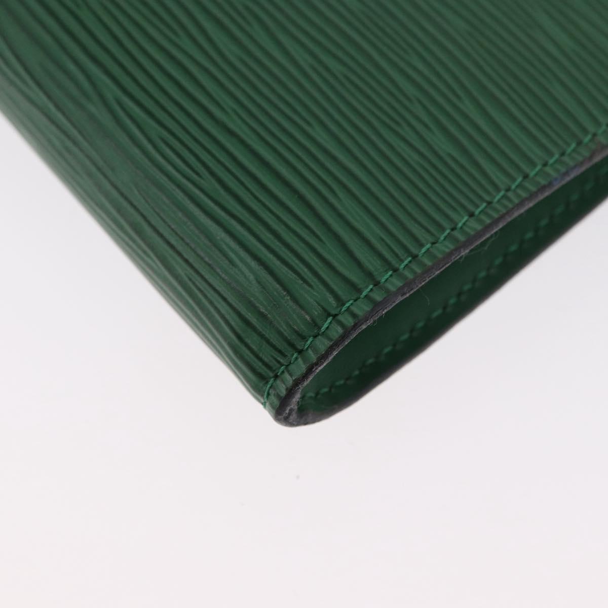 LOUIS VUITTON Epi Pochette Accessoires Accessory Pouch Green M52984 Auth BA11015
