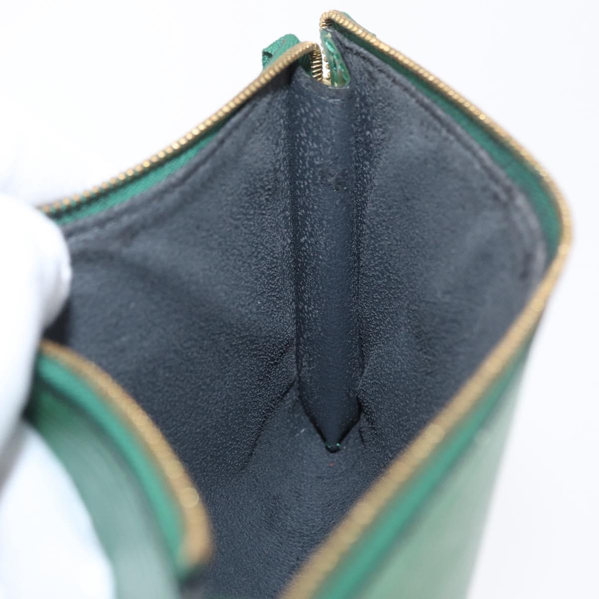 LOUIS VUITTON Epi Pochette Accessoires Accessory Pouch Green M52984 Auth BA11015