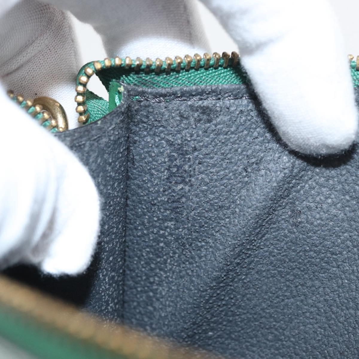 LOUIS VUITTON Epi Pochette Accessoires Accessory Pouch Green M52984 Auth BA11015
