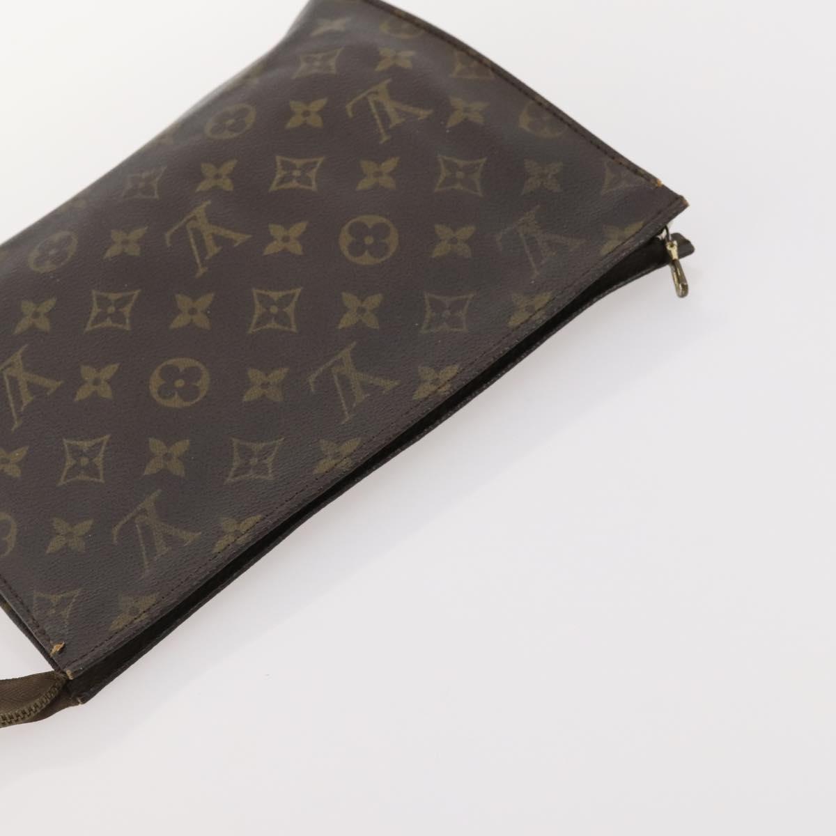 LOUIS VUITTON Monogram Poche Toilette 26 Pouch 2 Set M47542 LV Auth BA11016
