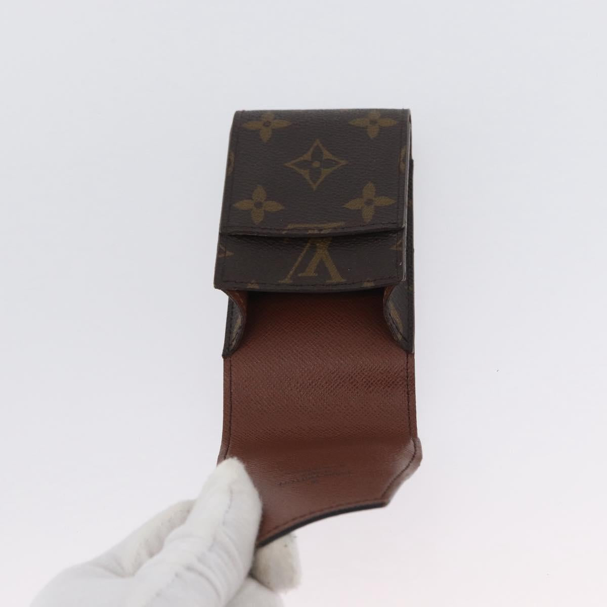 LOUIS VUITTON Monogram Etui Cigarette Case M63024 LV Auth BA11019