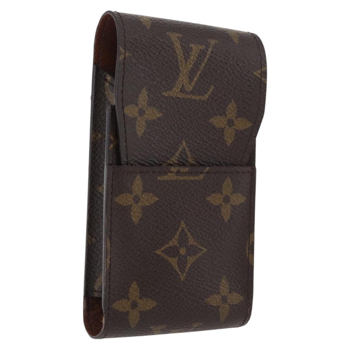 LOUIS VUITTON Monogram Etui Cigarette Case M63024 LV Auth BA11021