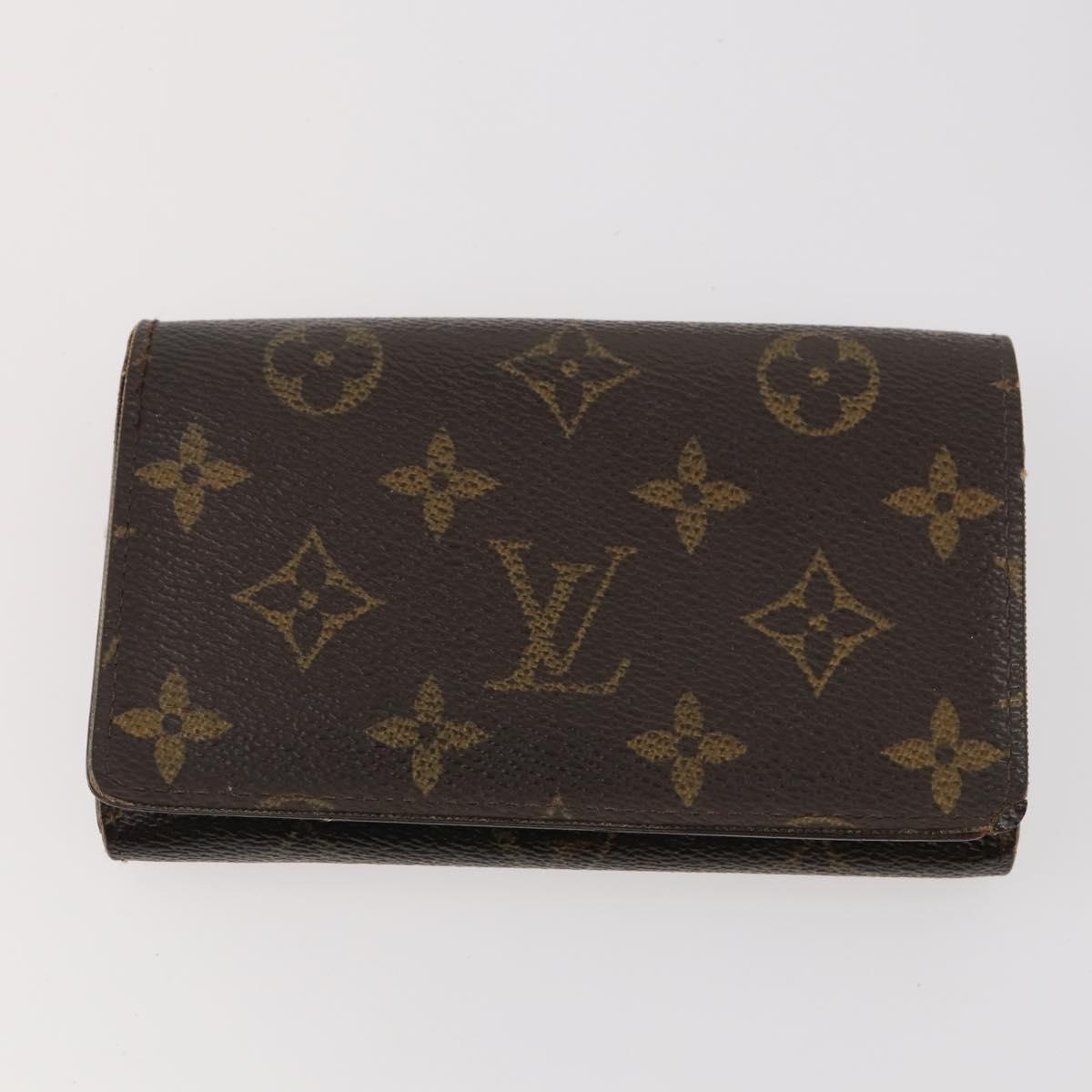 LOUIS VUITTON Monogram Wallet 4 Set LV Auth BA11024
