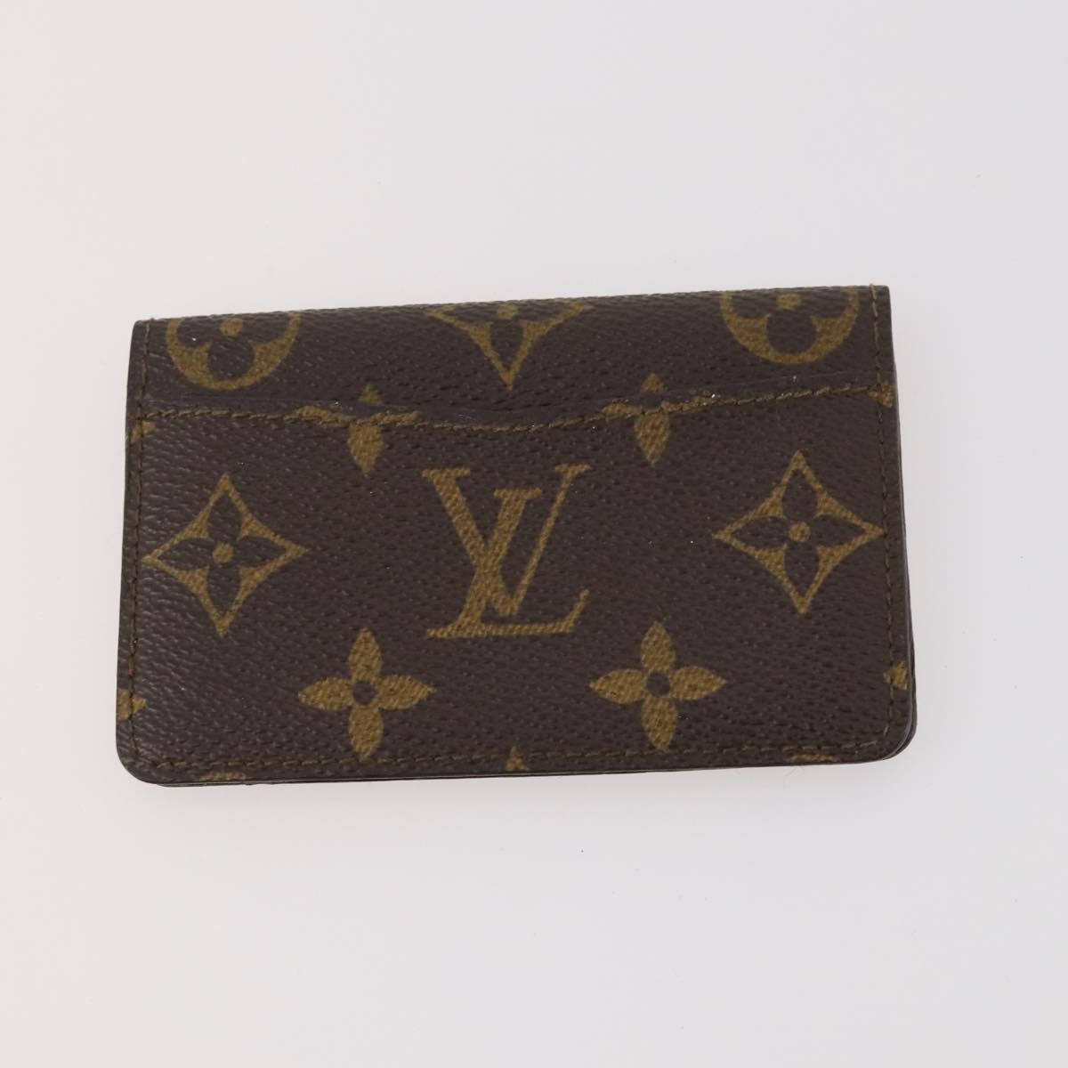LOUIS VUITTON Monogram Damier Azur Wallet 4 Set LV Auth BA11025