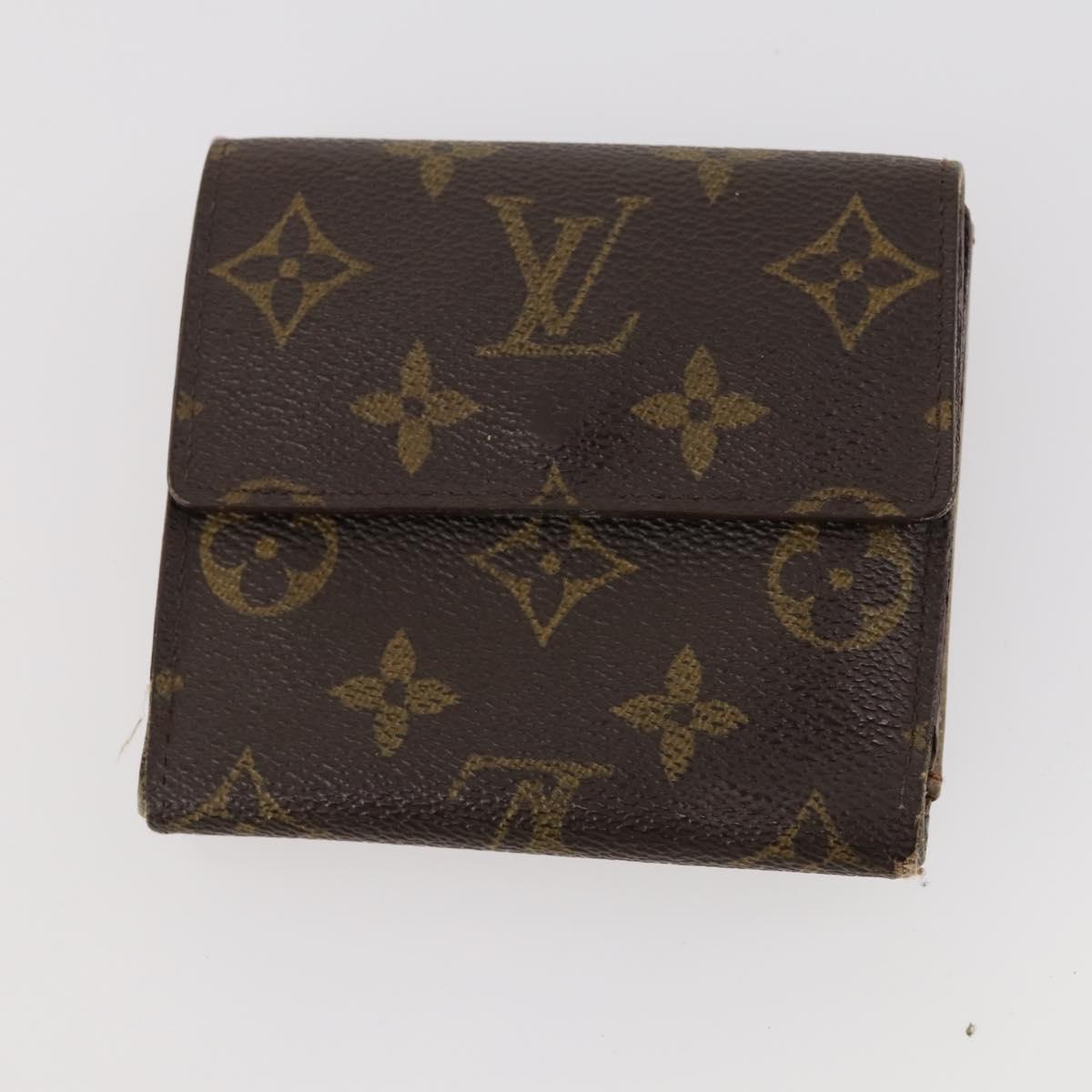 LOUIS VUITTON Monogram Damier Azur Wallet 4 Set LV Auth BA11025