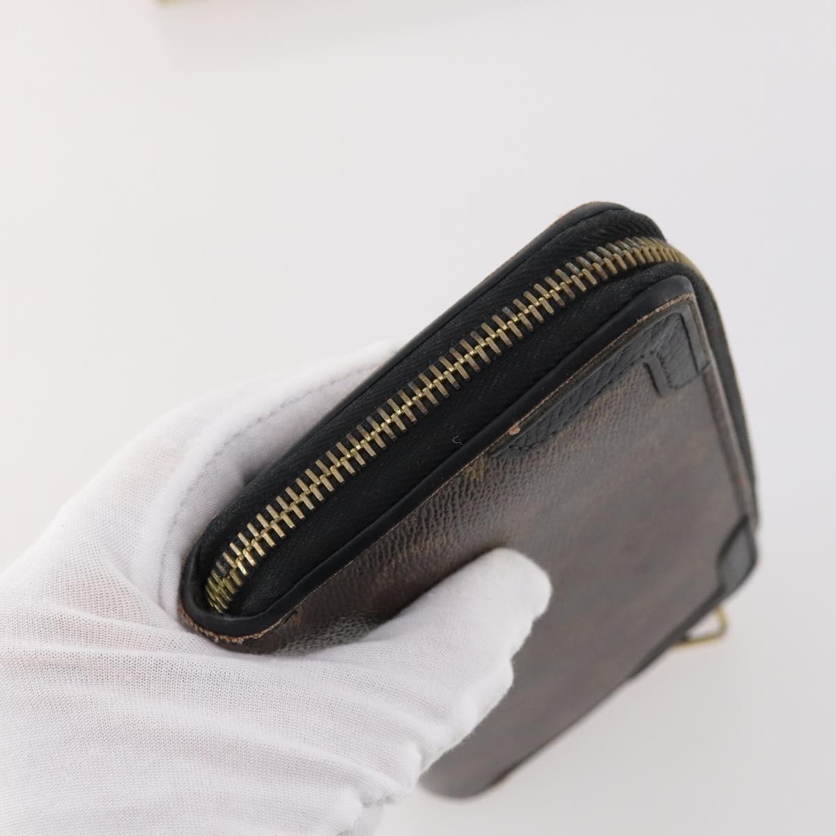 LOUIS VUITTON Monogram Damier Azur Wallet 4 Set LV Auth BA11025
