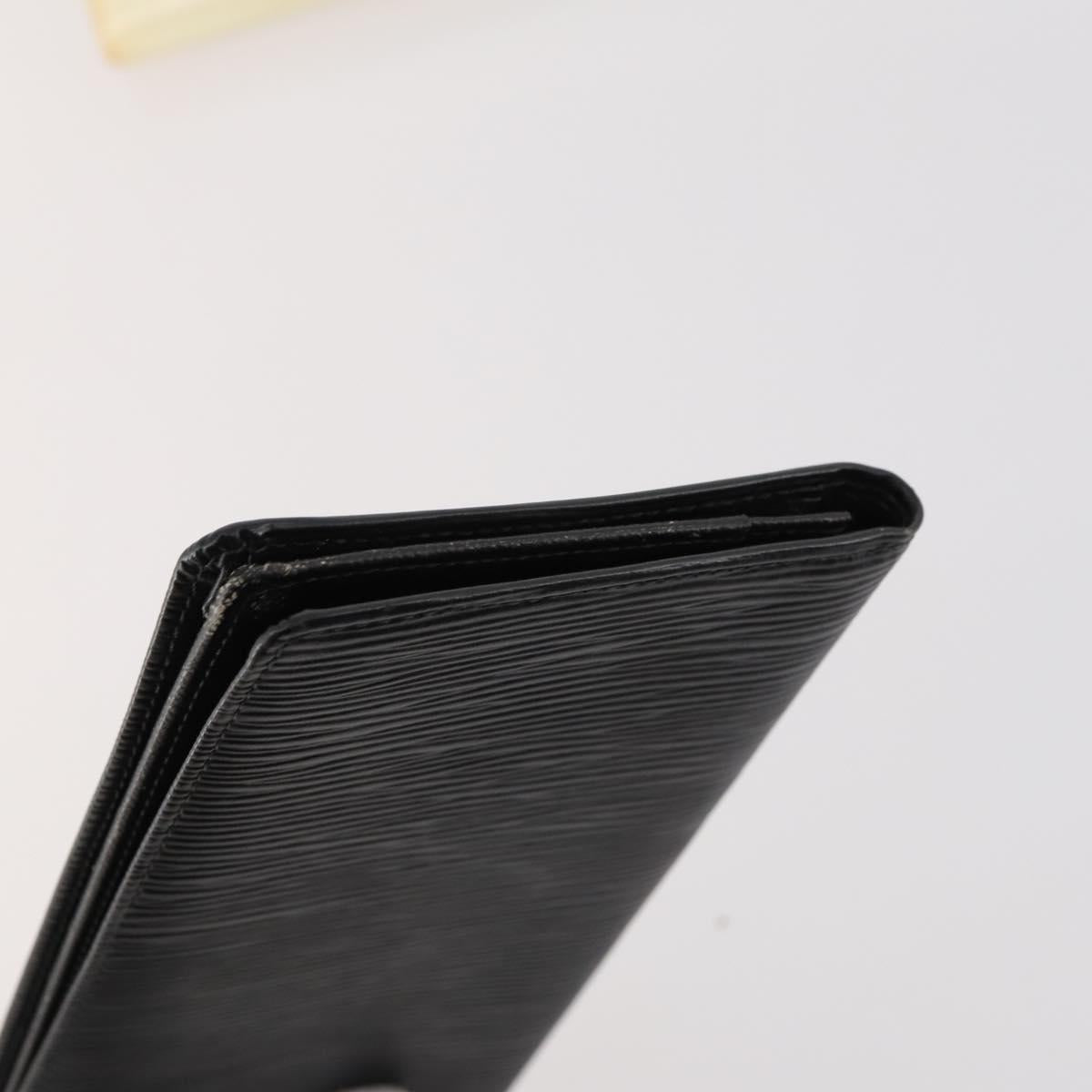 LOUIS VUITTON Epi Vernis Wallet Leather 4 Set Blue Black Red LV Auth BA11026
