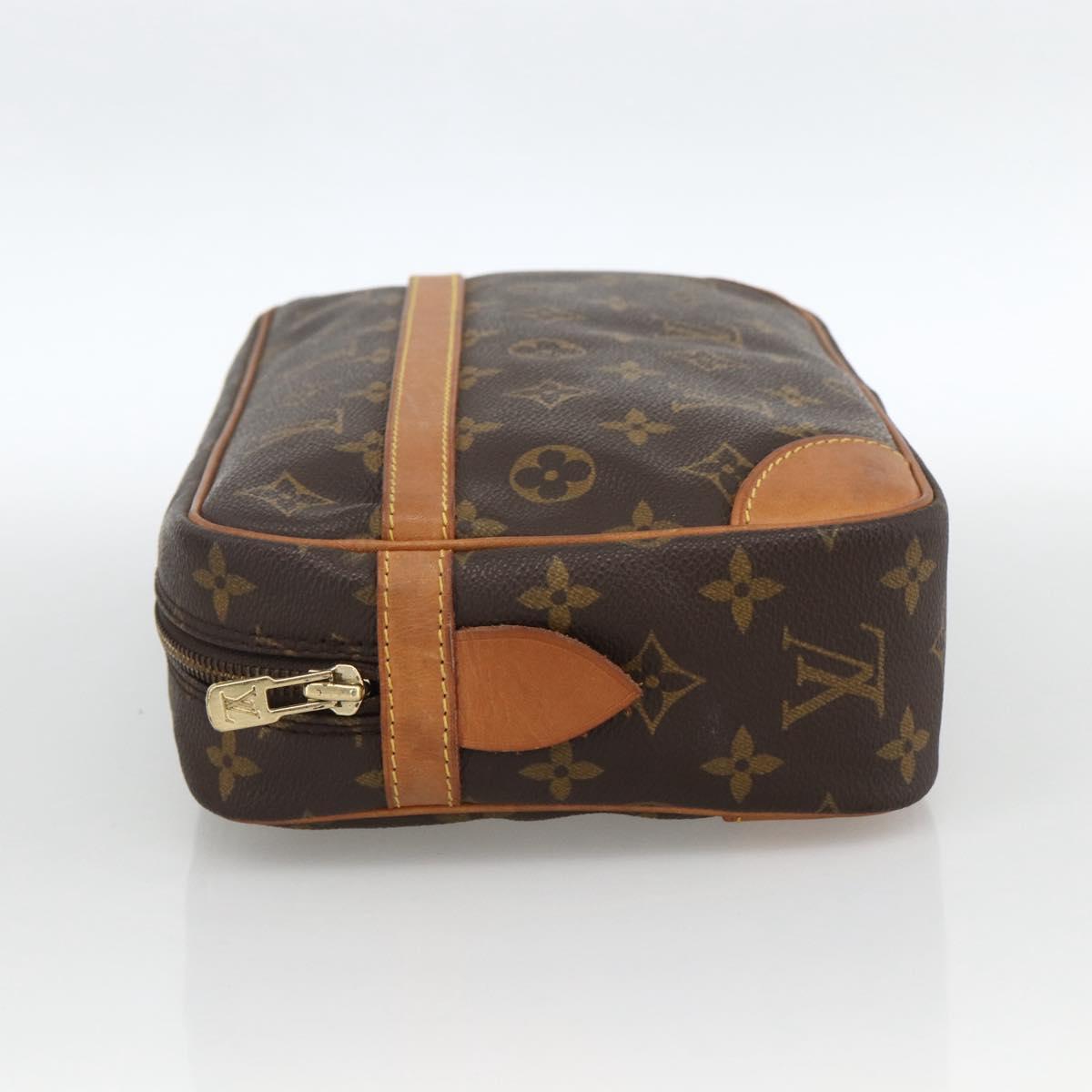 LOUIS VUITTON Monogram Compiegne 28 Clutch Bag M51845 LV Auth BA11031