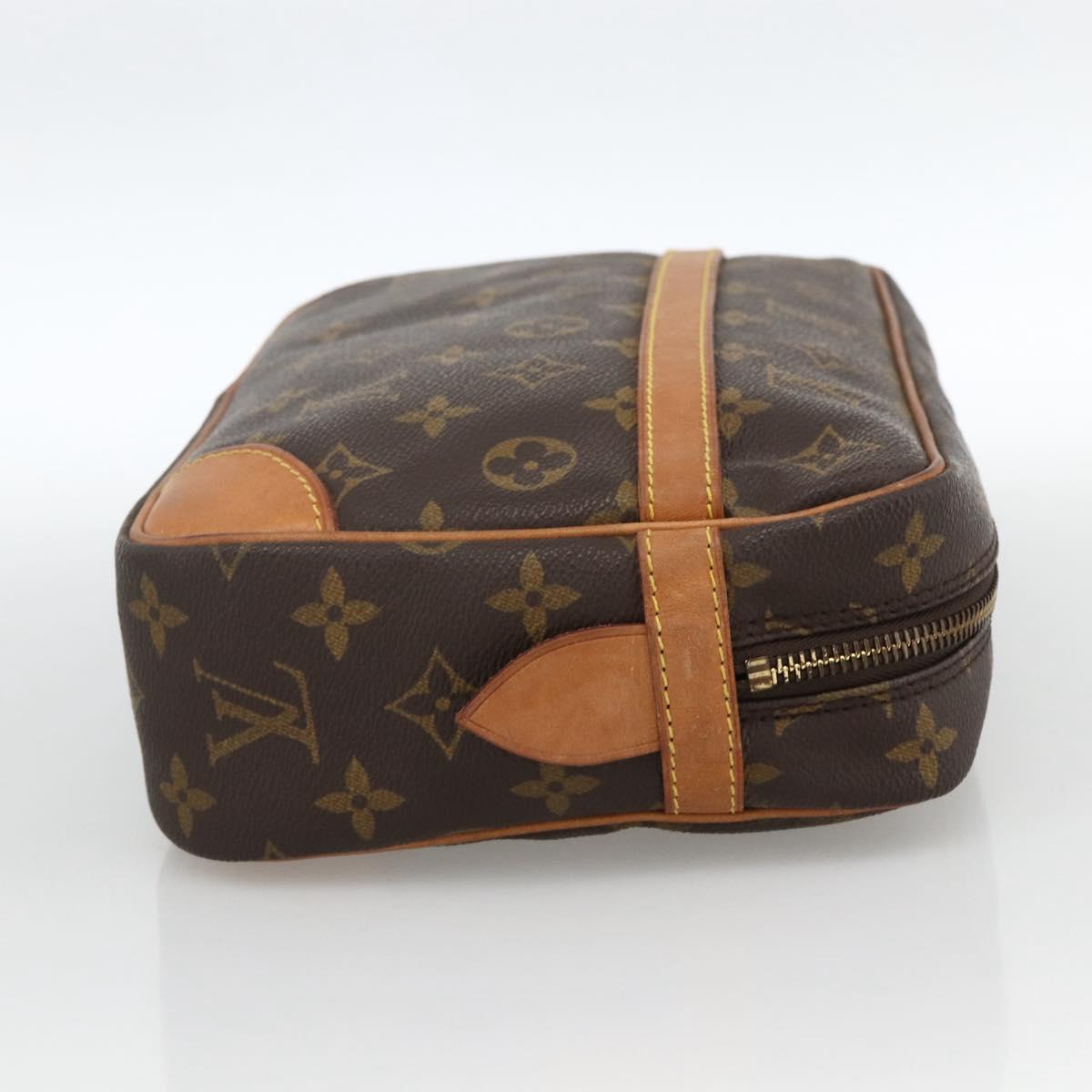 LOUIS VUITTON Monogram Compiegne 28 Clutch Bag M51845 LV Auth BA11031