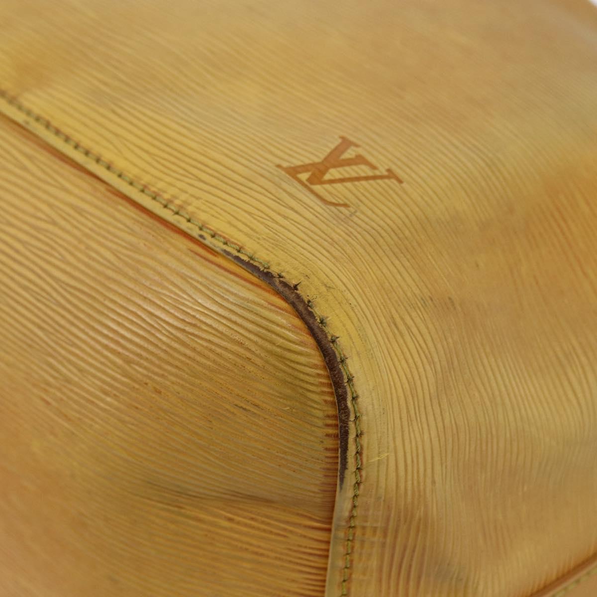 LOUIS VUITTON Epi Petit Noe Shoulder Bag Yellow M44109 LV Auth BA11042