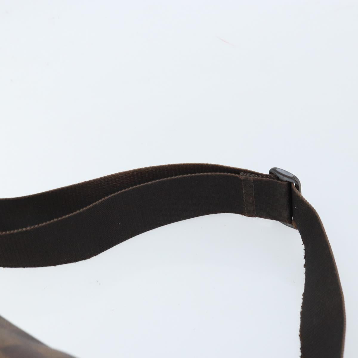 LOUIS VUITTON Damier Ebene Naviglio Shoulder Bag N45255 LV Auth BA11043