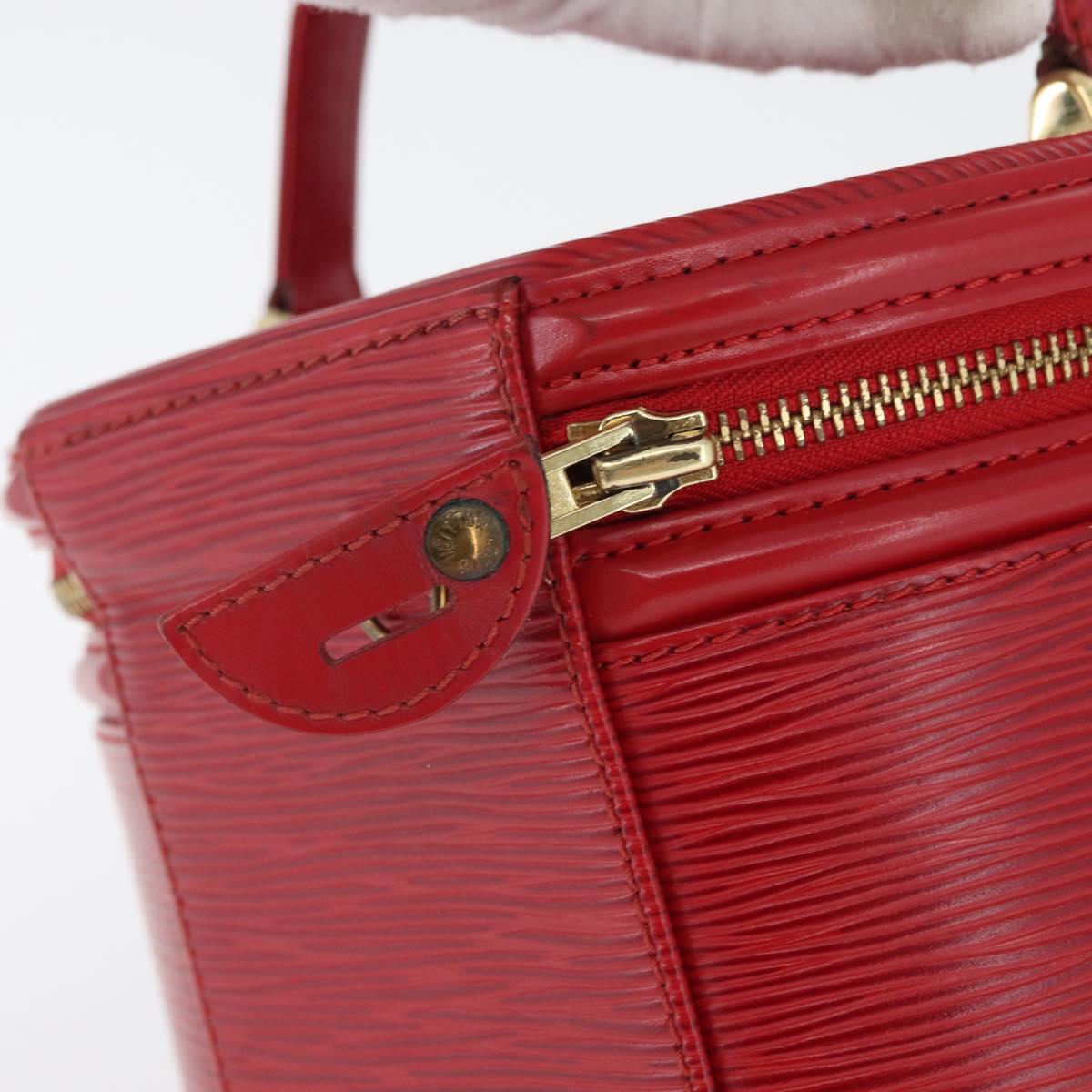 LOUIS VUITTON Epi Cannes Hand Bag Red M48037 LV Auth BA11044